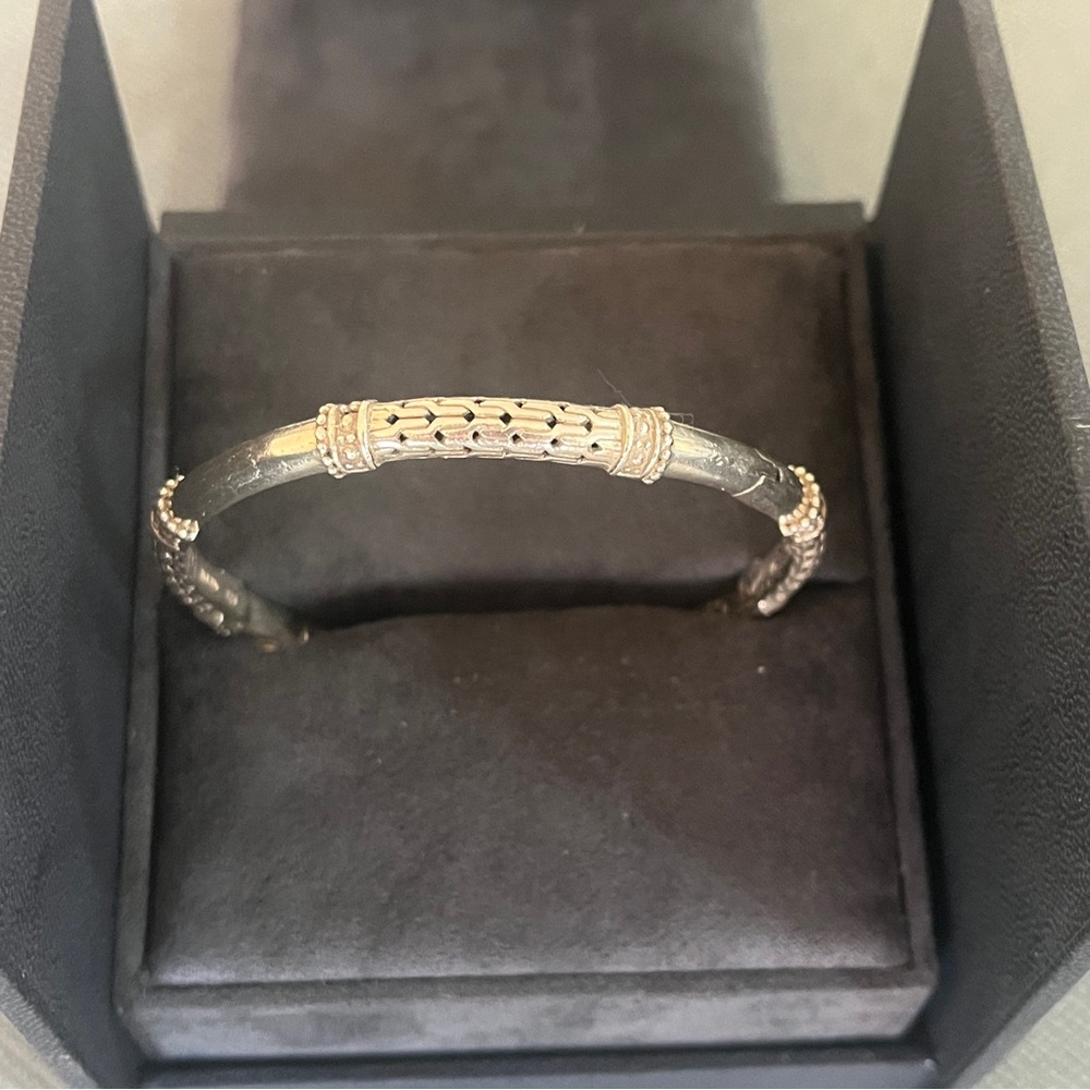 Vintage Sarda Sterling Silver Bangle Bracelet - Picture 2 of 6